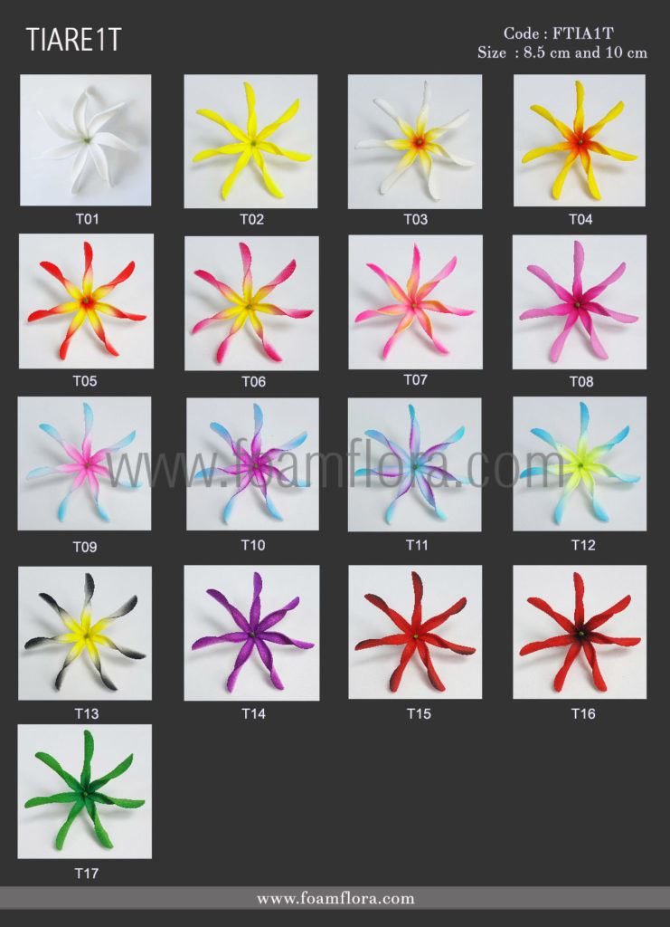 TIARE1T colorchart