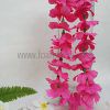 L024 : SHOCKING PINK HIBISCUS LEI - Image 4