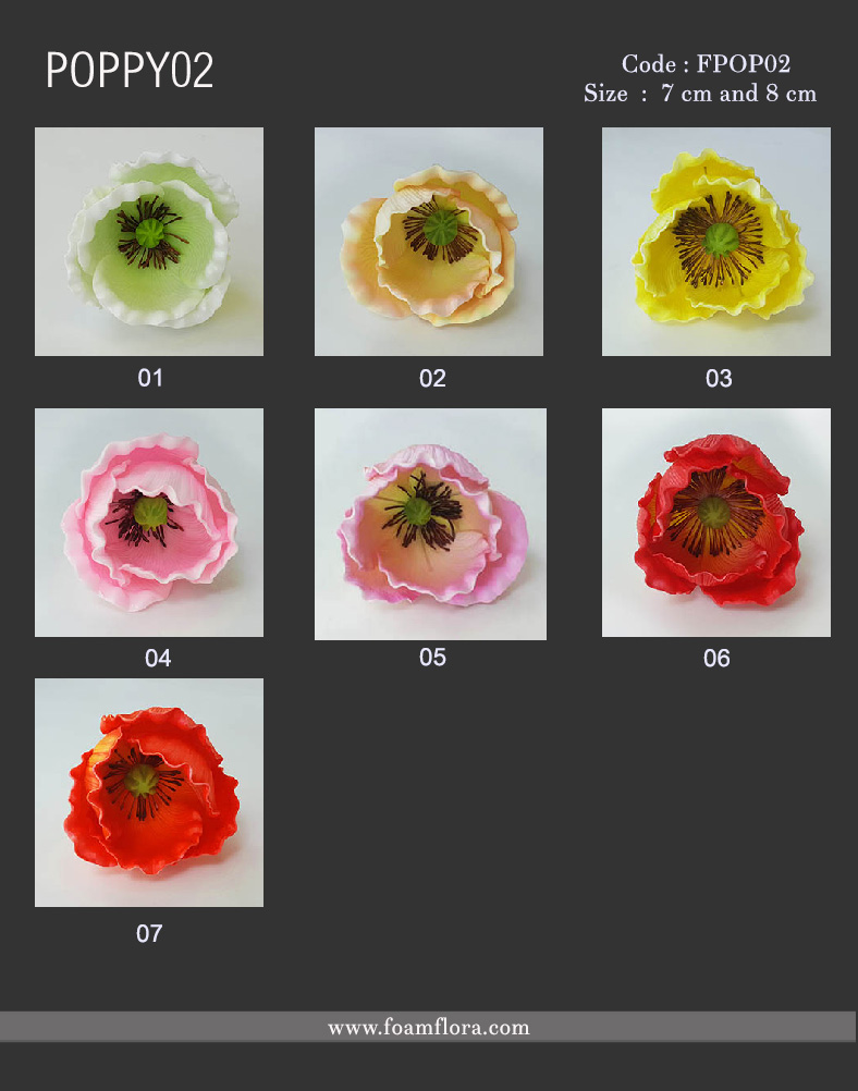 POPPY02 colorchart