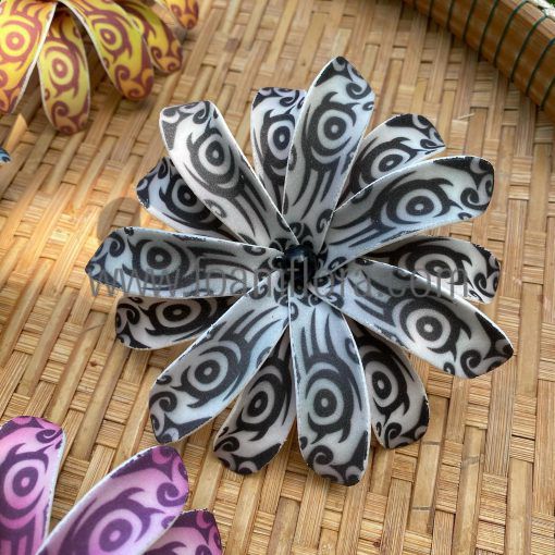 Tiare flower tribal tattoo