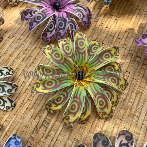 Tiare flower tribal tattoo