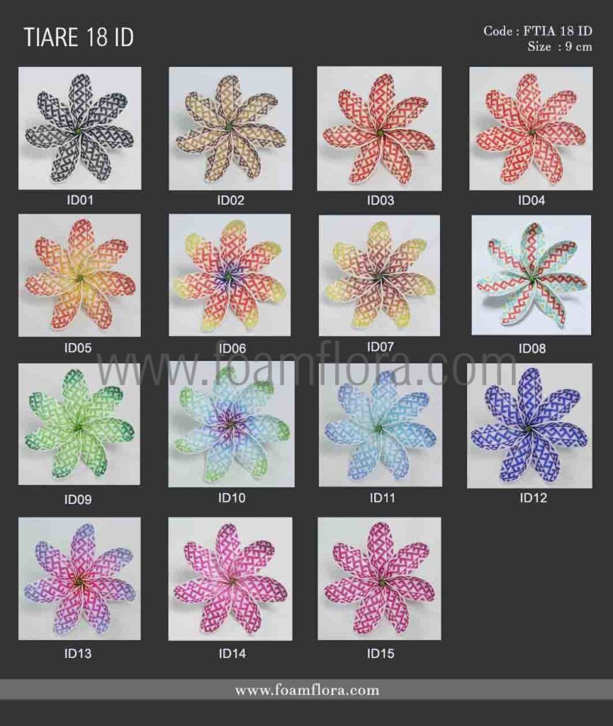 TIARE18ID colorchart